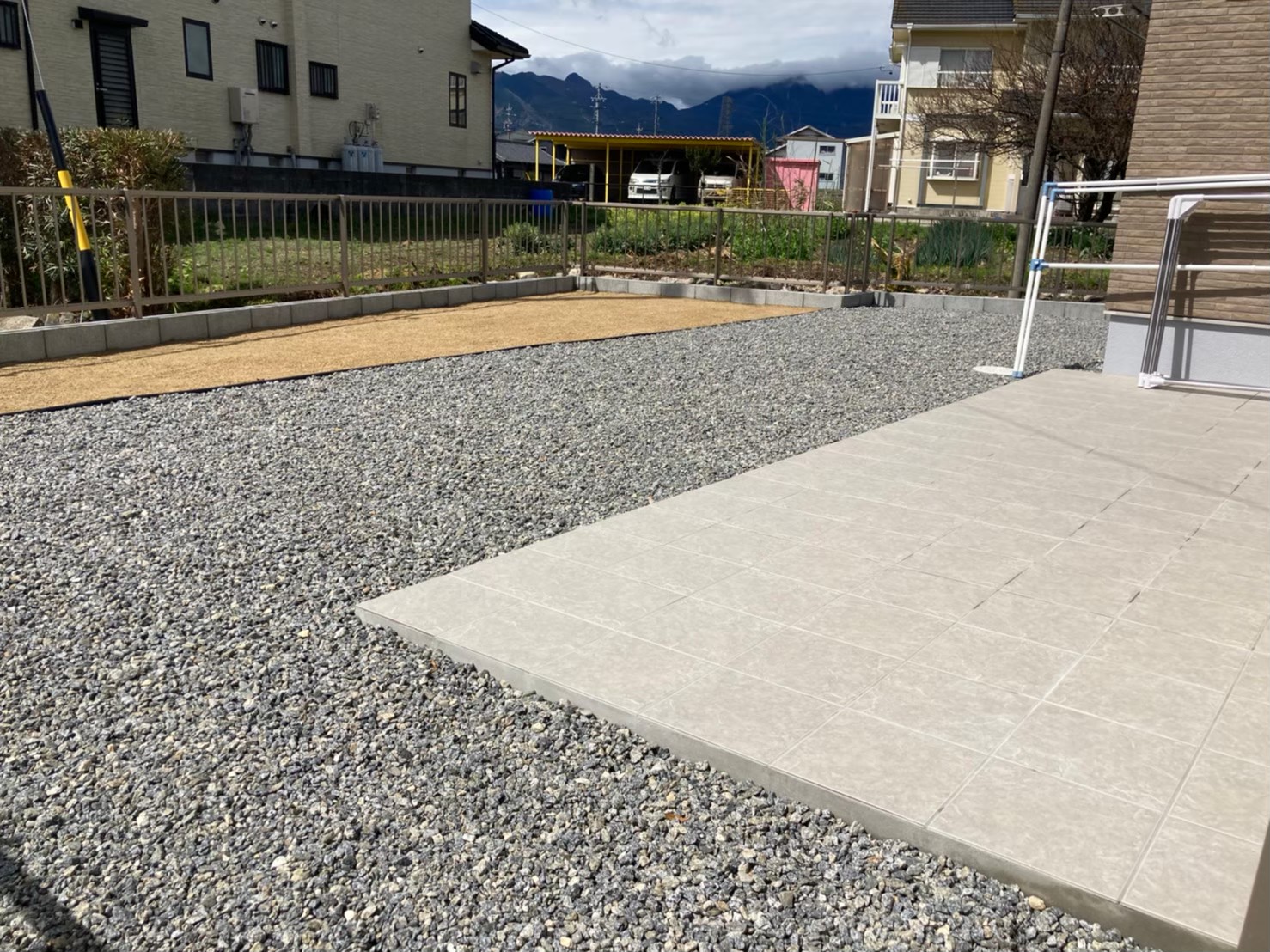 三重県,アポア,外構,裏庭