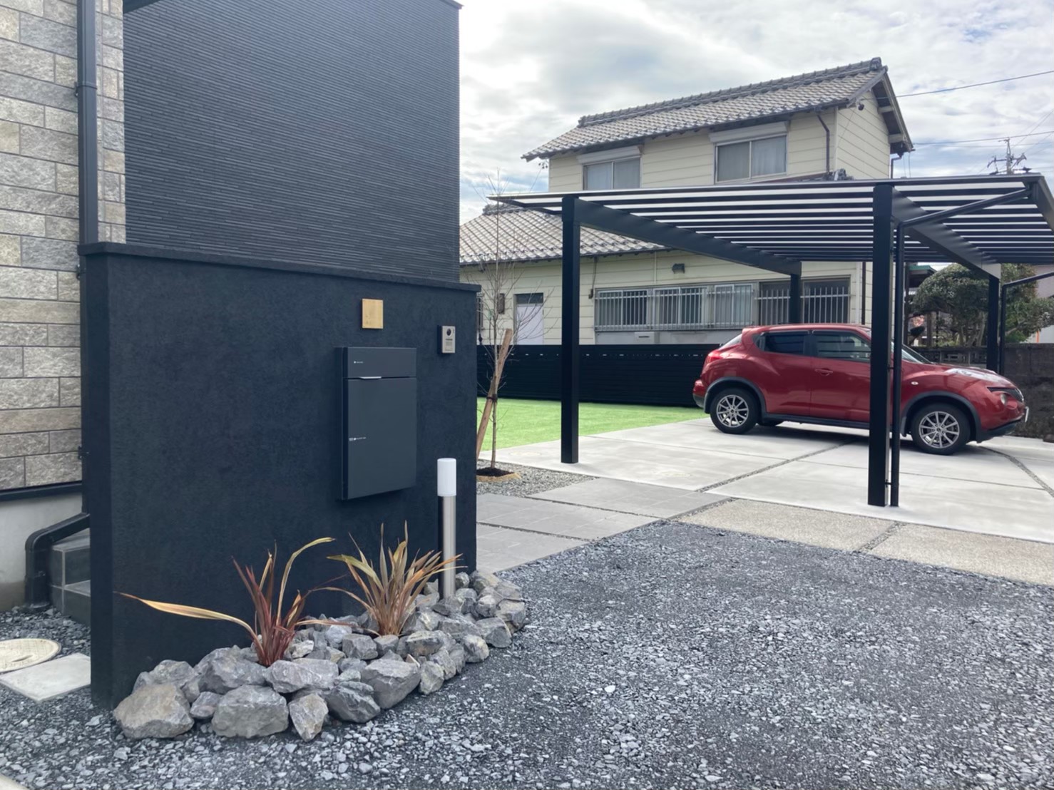 三重県,アポア,外構,外観