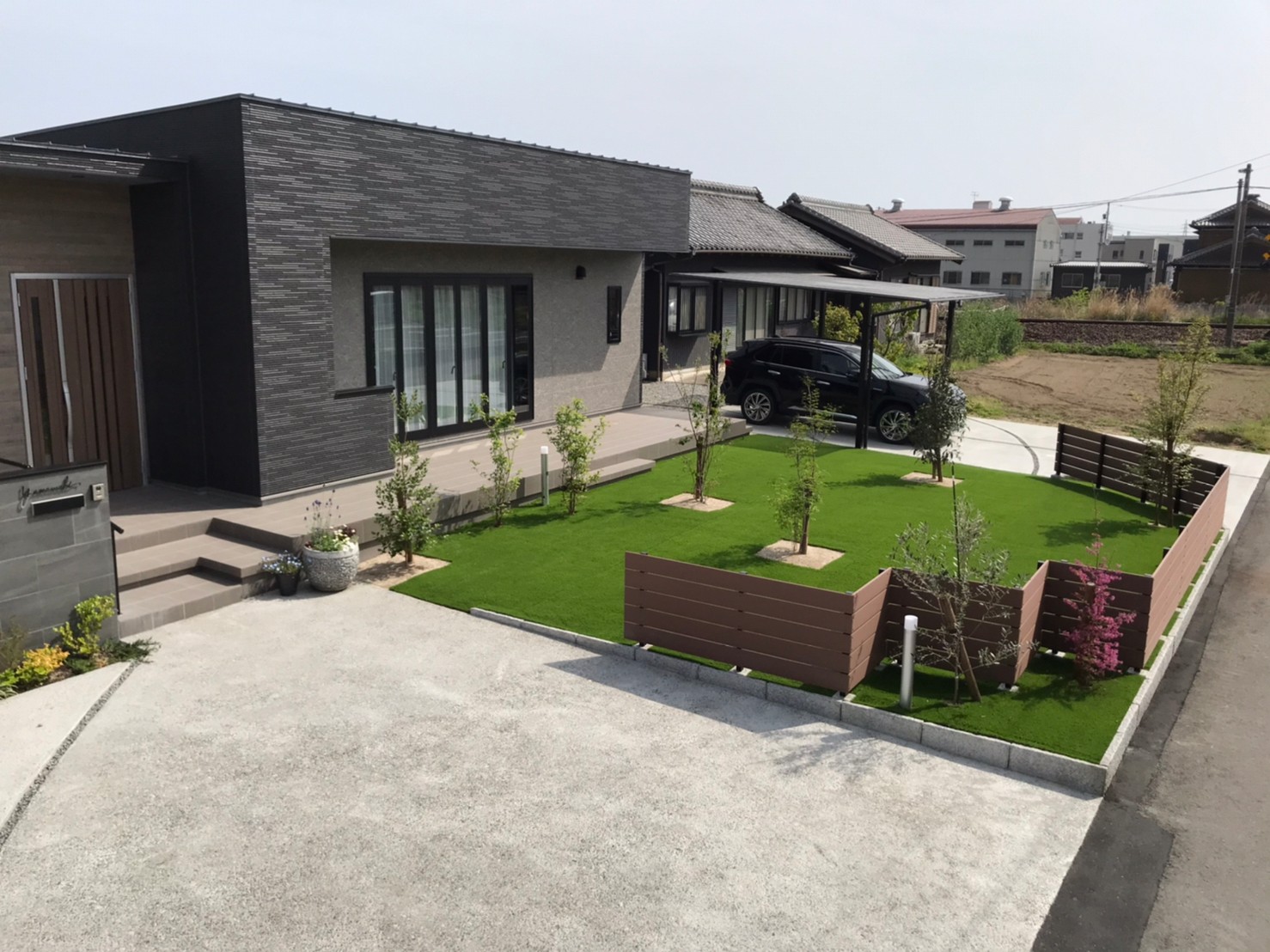 三重県,アポア,外構,外観