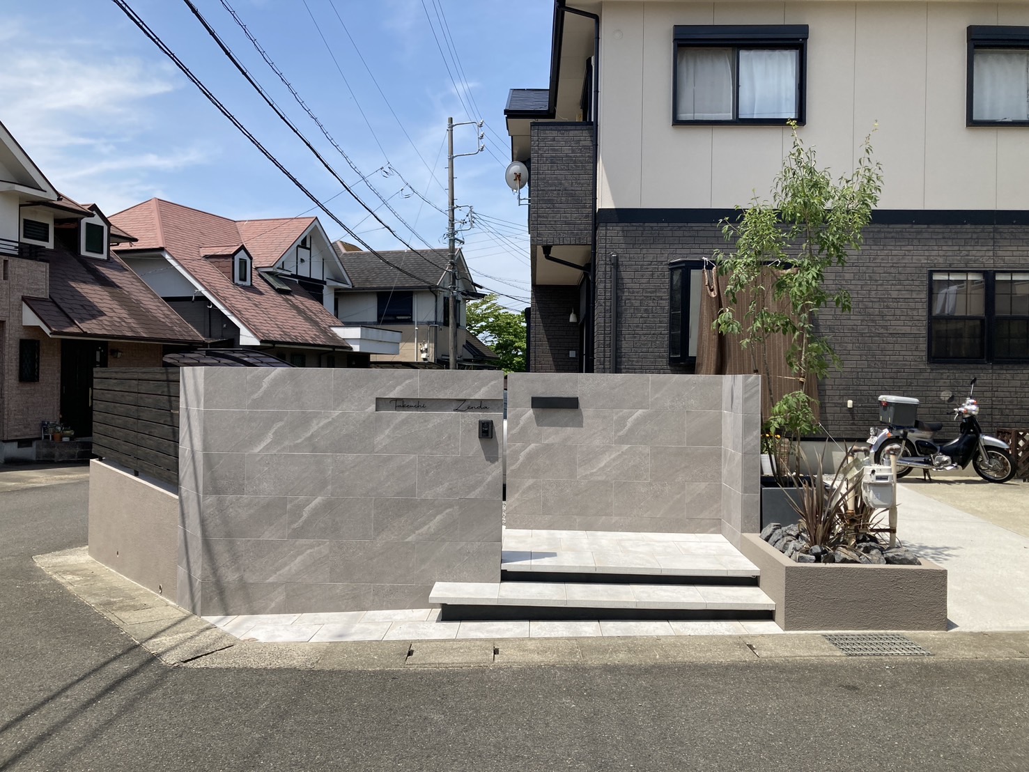 三重県,アポア,外構,玄関4