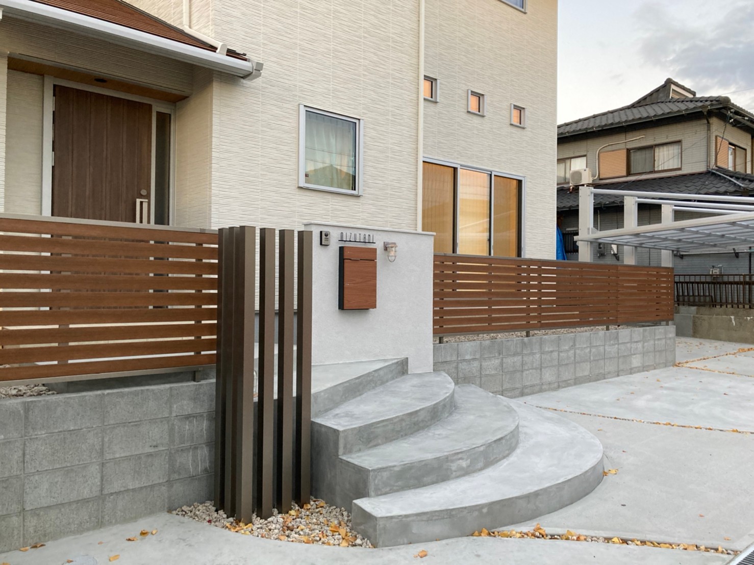 三重県,アポア,外構,外観