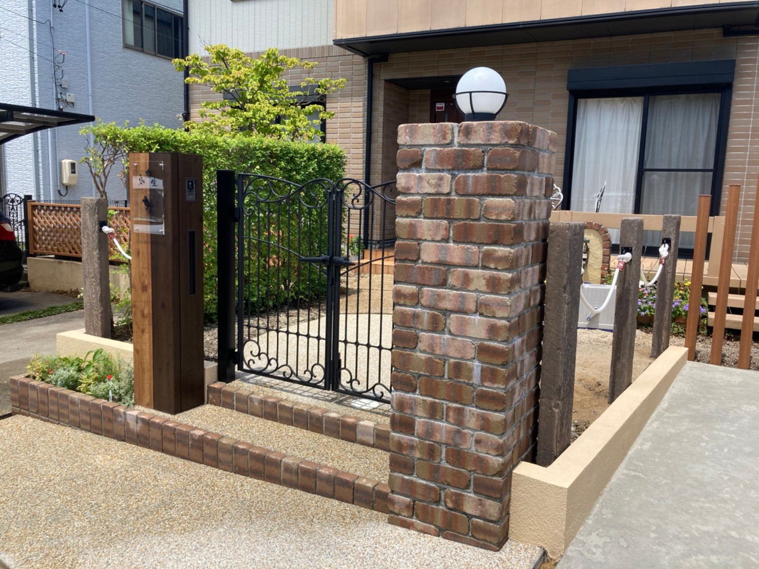 三重県,アポア,外構,門