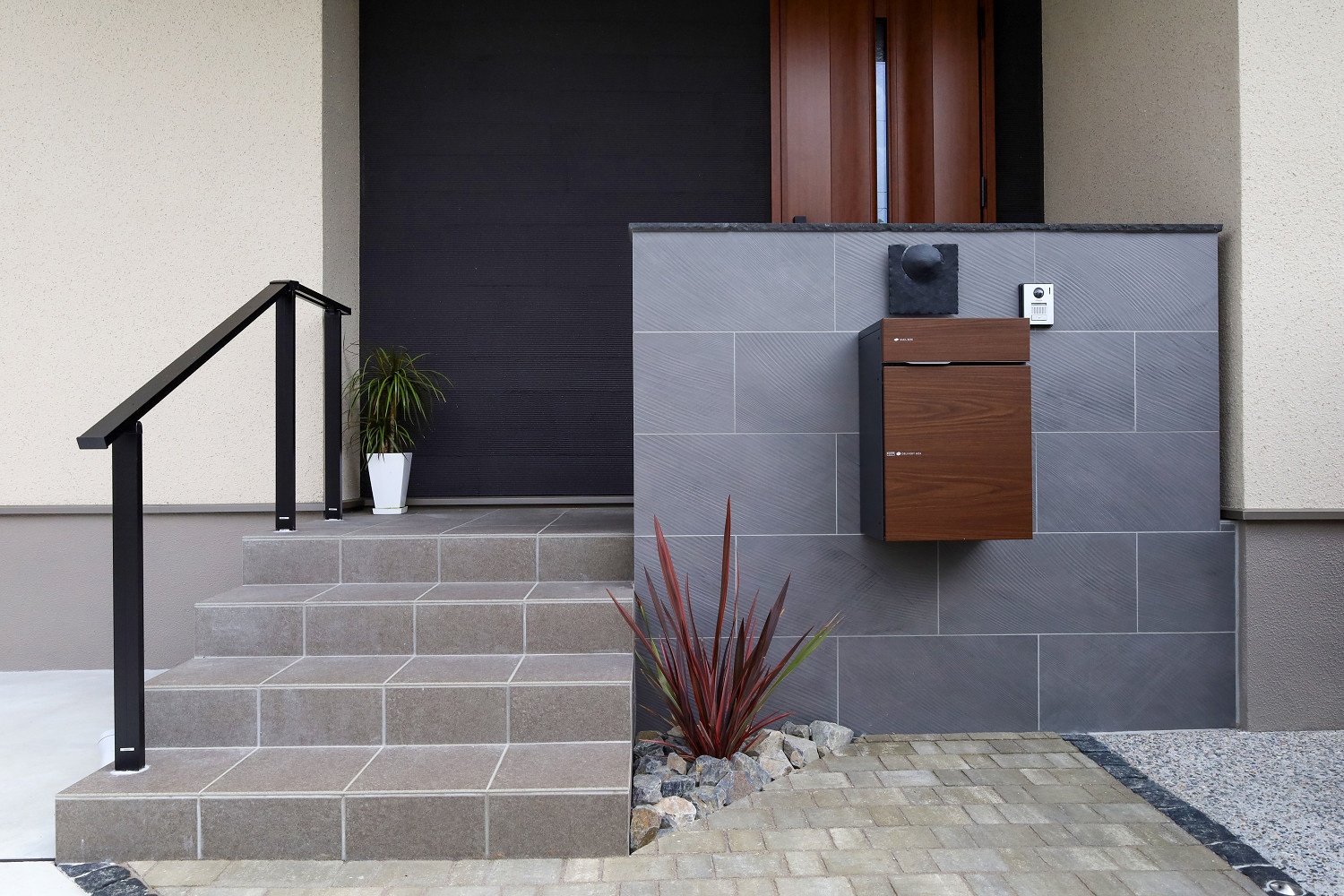 三重県,アポア,外構,玄関