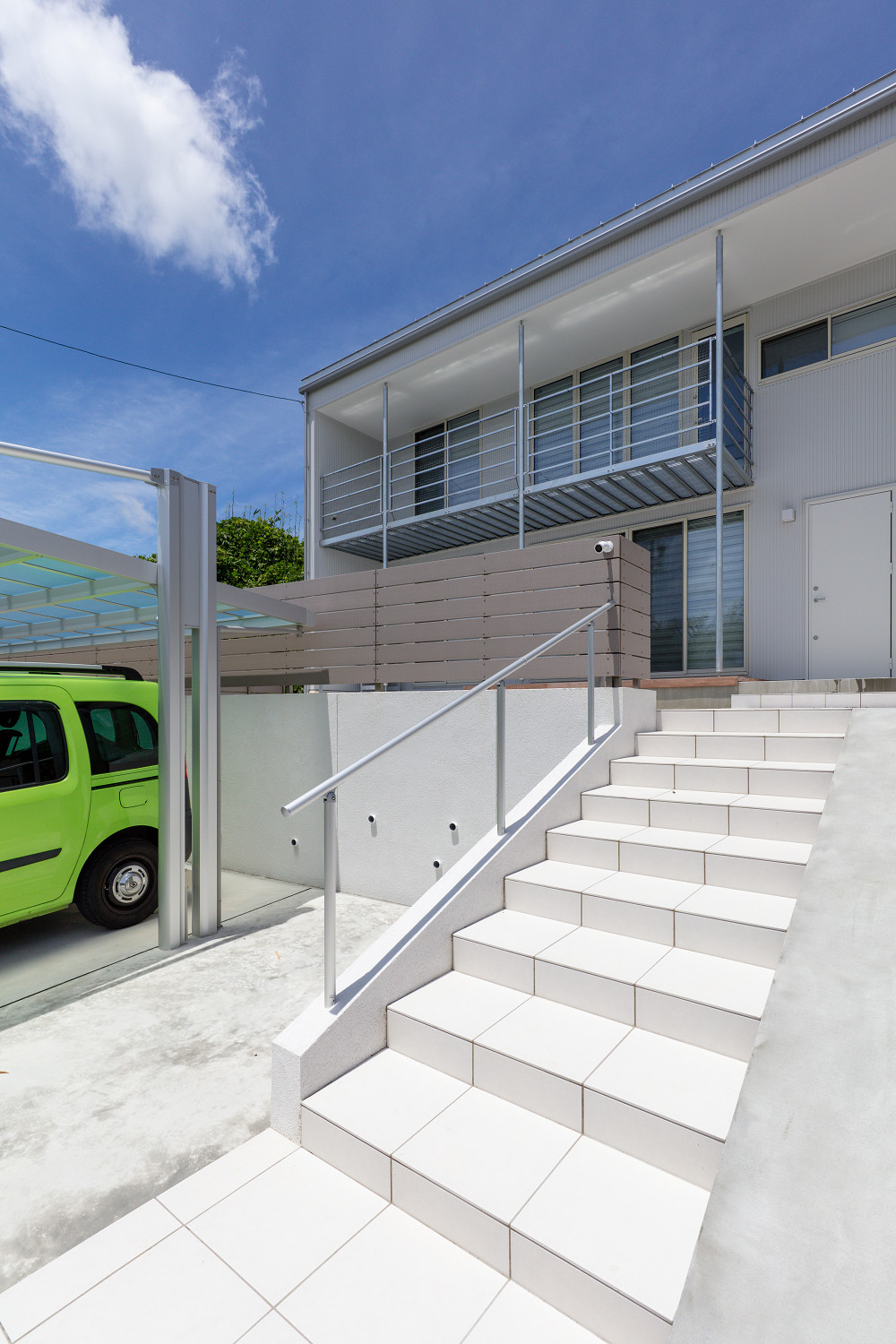 三重県,アポア,外構,階段