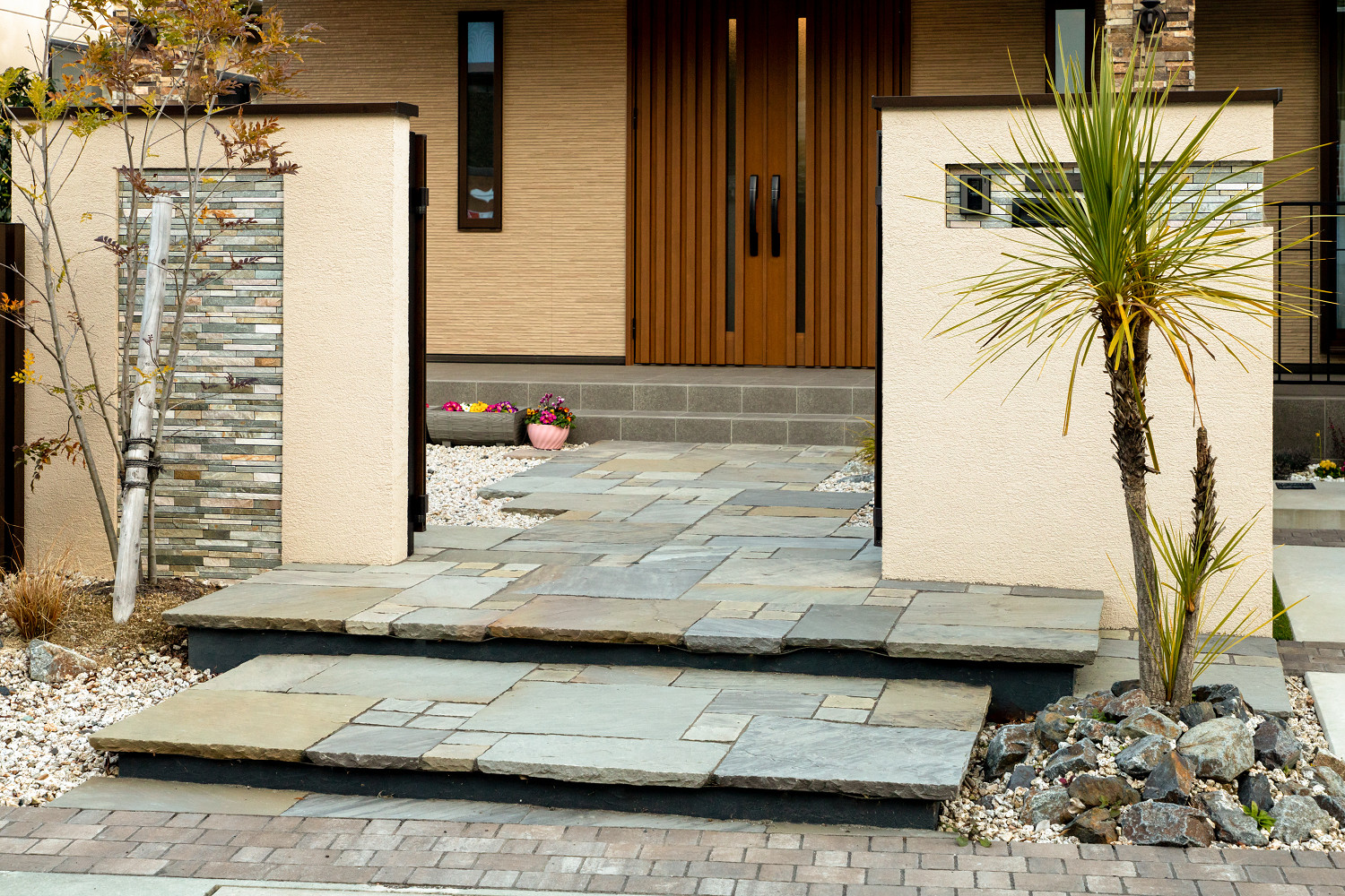 三重県,アポア,外構,玄関