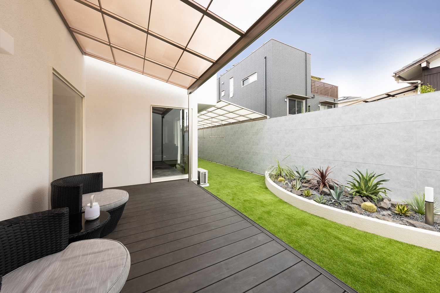 三重県,アポア,外構,裏庭