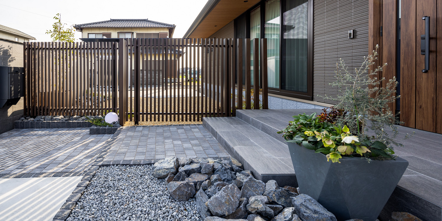 三重県,アポア,外構,玄関