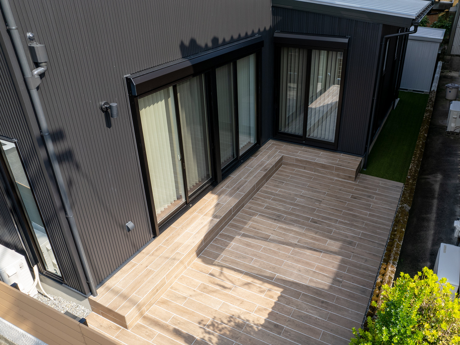 三重県,アポア,外構,裏庭